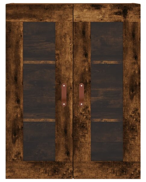 Skříň highboard kouřový dub 69,5 x 34 x 180 cm kompozitní dřevo 3198382