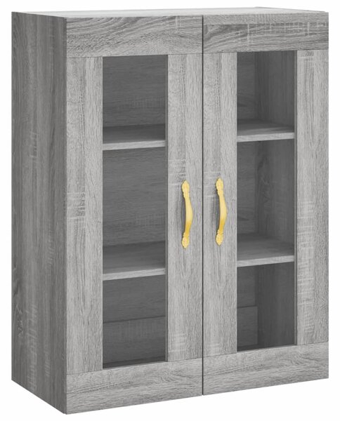 Skříň highboard šedá sonoma 69,5 x 34 x 180 cm kompozitní dřevo 3198391