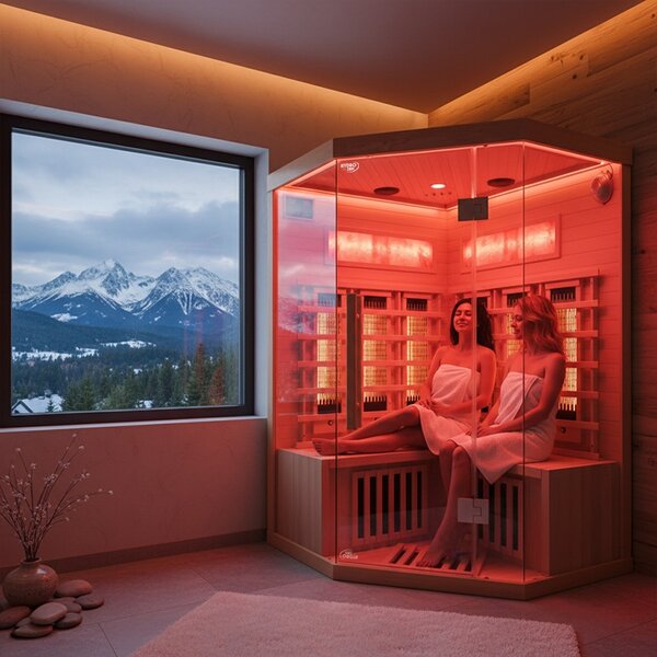 BPS-koupelny Infrasauna Alta 6 120x120, 2-3 osoby