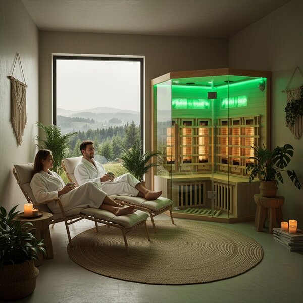 BPS-koupelny Infrasauna Alta 6 120x120, 2-3 osoby