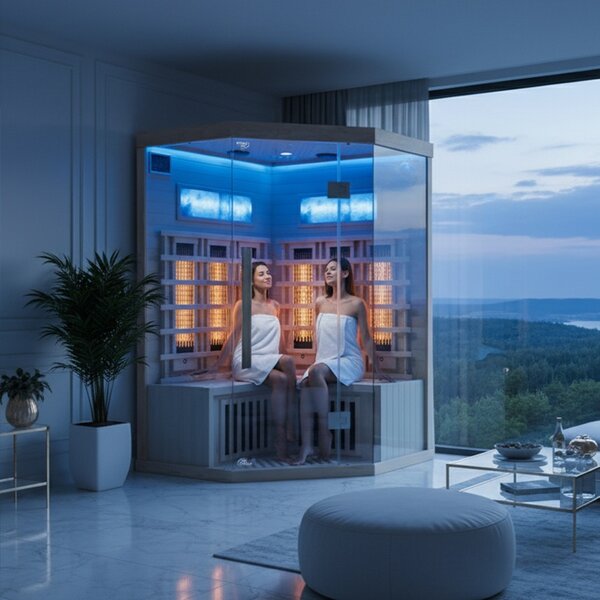 BPS-koupelny Infrasauna Alta 6 120x120, 2-3 osoby