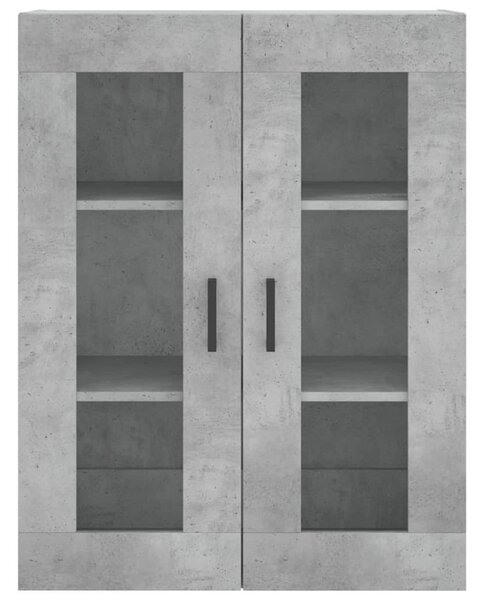 Skříň highboard betonově šedá 69,5x34x180 cm kompozitní dřevo 3198405