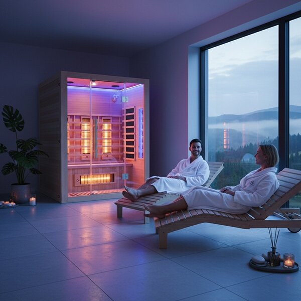 BPS-koupelny Infrasauna Alta 3 150x120, 3-4 osoby