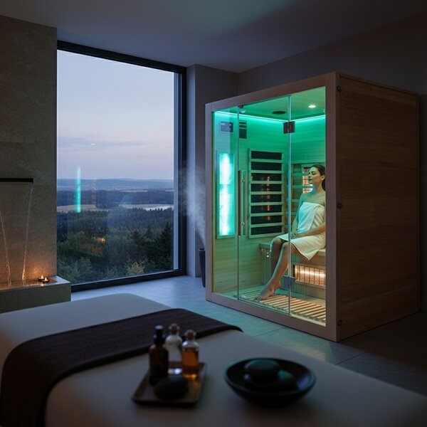 BPS-koupelny Infrasauna Alta 3 150x120, 3-4 osoby