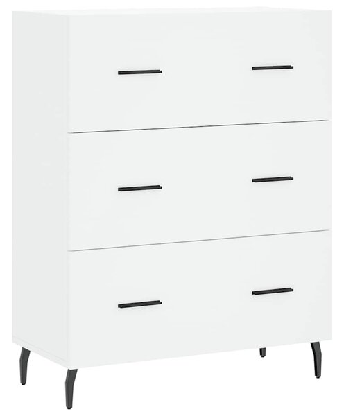 Skříň highboard bílá 69,5 x 34 x 180 cm kompozitní dřevo 3198417