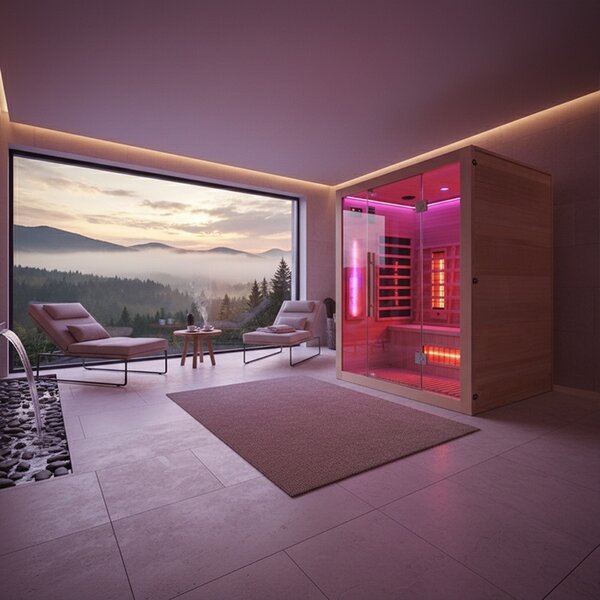BPS-koupelny Infrasauna Alta 3 150x120, 3-4 osoby