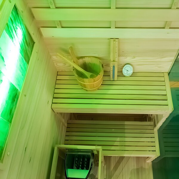 BPS-koupelny Finská sauna Lark 1 120x120, 2 osoby