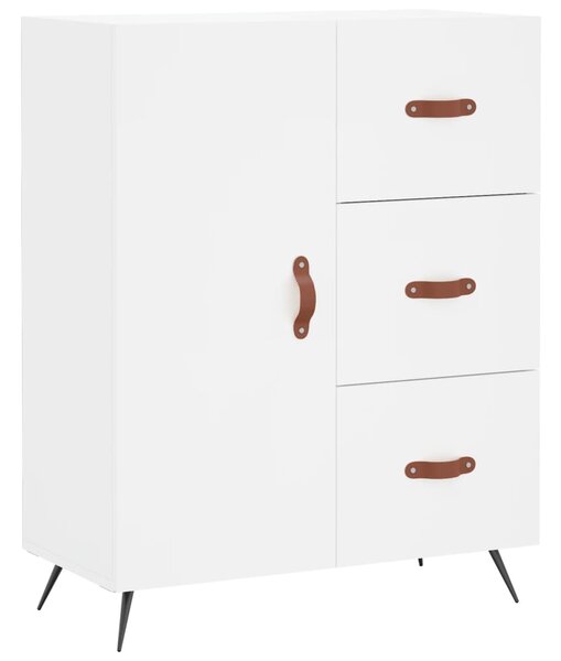 Skříň highboard bílá 69,5 x 34 x 180 cm kompozitní dřevo 3198441