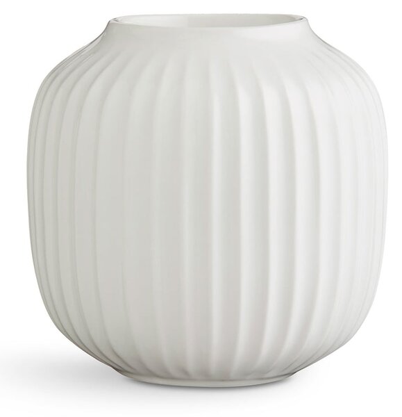 Bílý porcelánový svícen na čajové svíčky Kähler Hammershoi výška 9,5 cm