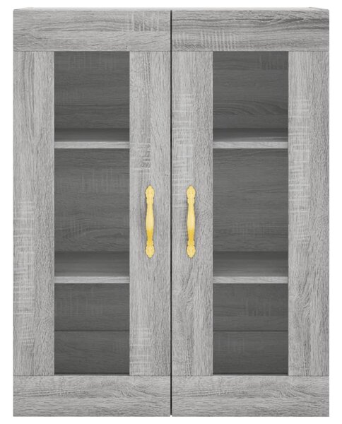Skříň highboard šedá sonoma 69,5 x 34 x 180 cm kompozitní dřevo 3198455