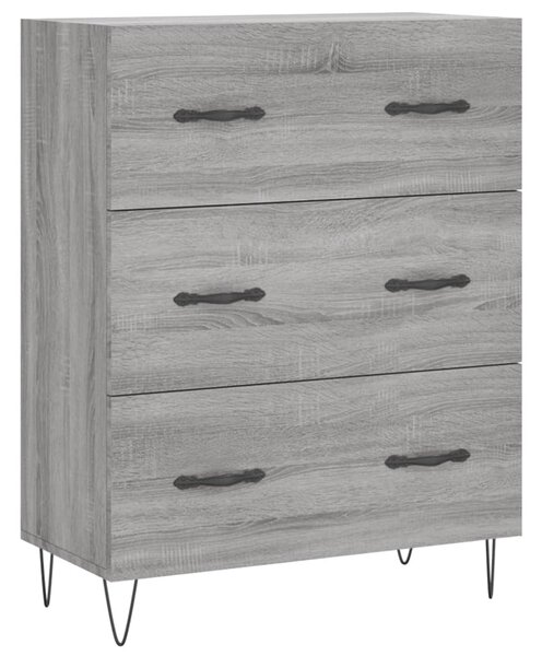 Skříň highboard šedá sonoma 69,5 x 34 x 180 cm kompozitní dřevo 3198439