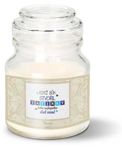 Sablio Svíčka Když Bůh stvořil tatínky - 120 g