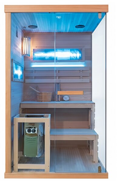 BPS-koupelny Finská sauna Lark 1-WD 120x120, 2 osoby