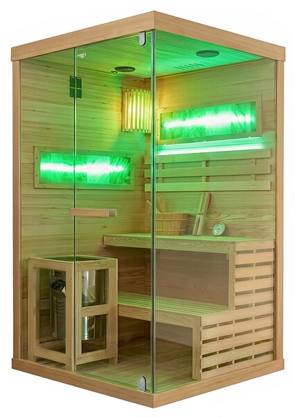 BPS-koupelny Finská sauna Lark 1-WD 120x120, 2 osoby