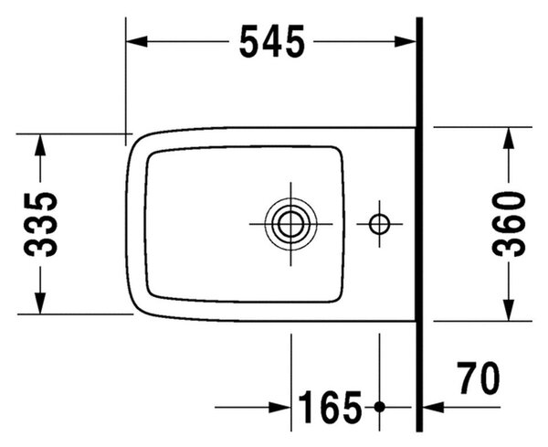 Duravit Puravida - Závěsný bidet 36x54,5 cm, bílá 2247150000
