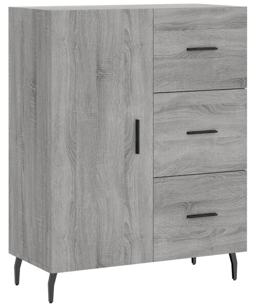 Skříň highboard šedá sonoma 69,5 x 34 x 180 cm kompozitní dřevo 3198487