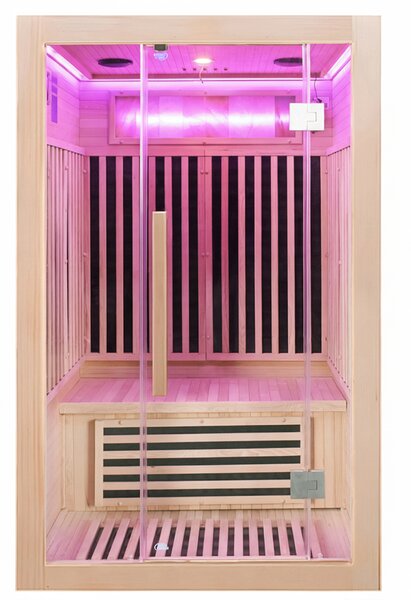 BPS-koupelny Infrasauna Alta 2-CRB 120x105, 2-3 osoby