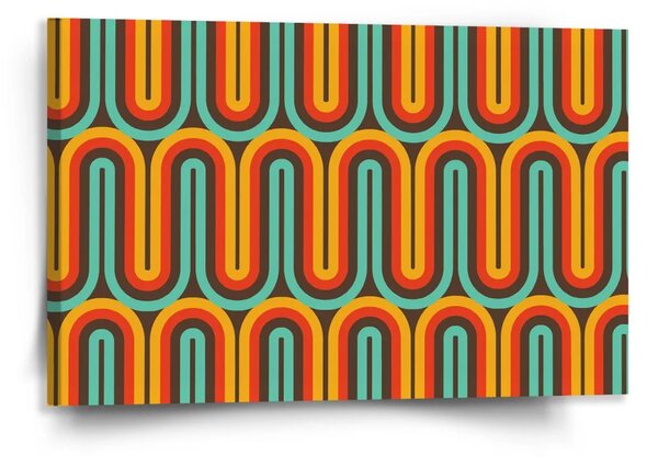 Sablio Obraz Retro vlny - 120x80 cm