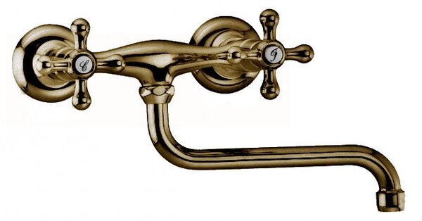 Faris Liberty - Dřezová baterie nástěnná, bronz 030.18