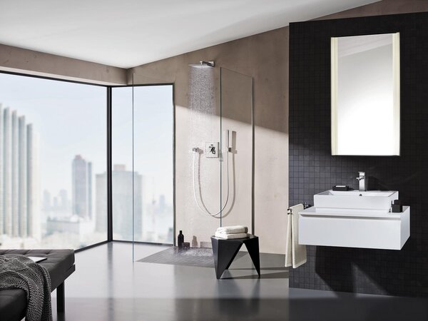 GROHE Euphoria Cube Stick - Set s držákem na stěnu 1 proud, Chrom 27702000