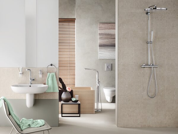 GROHE Atrio - Páková umyvadlová baterie DN15, Velikost L, Chrom 32129001
