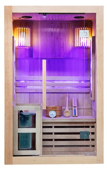 BPS-koupelny Finská sauna KEMI1 120x105, 1-2 osoby