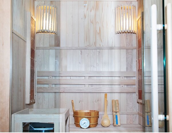 BPS-koupelny Finská sauna KEMI1 120x105, 1-2 osoby