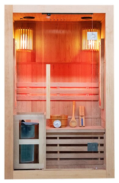 BPS-koupelny Finská sauna KEMI1 120x105, 1-2 osoby
