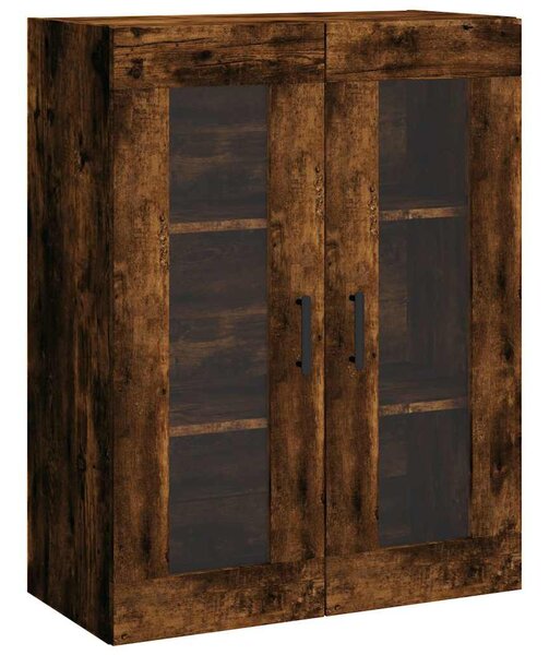 Skříň highboard kouřový dub 69,5 x 34 x 180 cm kompozitní dřevo 3198542