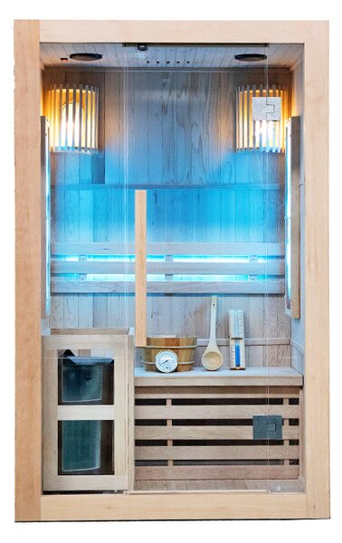 BPS-koupelny Finská sauna KEMI1 120x105, 1-2 osoby