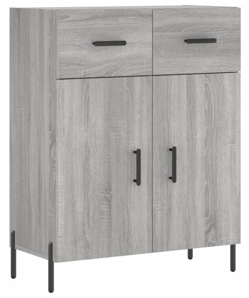 Skříň highboard šedá sonoma 69,5 x 34 x 180 cm kompozitní dřevo 3198543