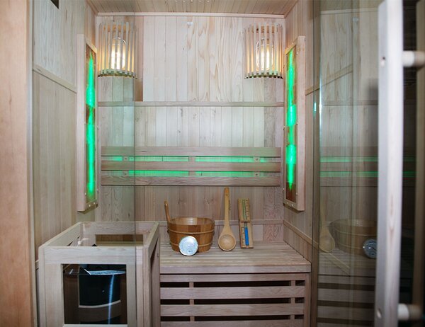 BPS-koupelny Finská sauna KEMI1 120x105, 1-2 osoby