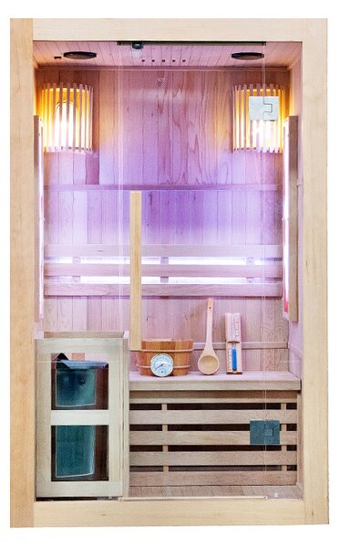 BPS-koupelny Finská sauna KEMI1 120x105, 1-2 osoby