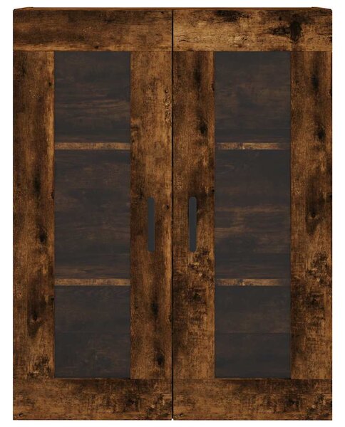 Skříň highboard kouřový dub 69,5 x 34 x 180 cm kompozitní dřevo 3198542