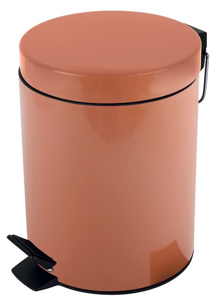 Spirella pedálový odpadkový koš SYDNEY, terakota ocel, 3 L