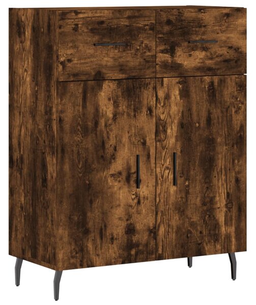 Skříň highboard kouřový dub 69,5 x 34 x 180 cm kompozitní dřevo 3198550