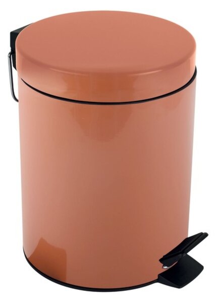 Spirella pedálový odpadkový koš SYDNEY, terakota ocel, 3 L