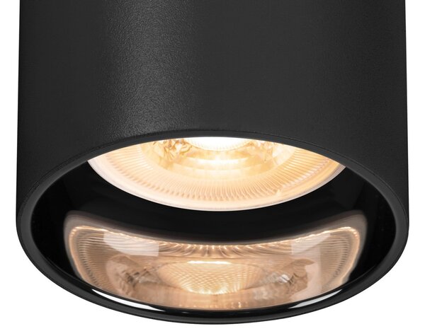 Stropní Lampa SLV, Asto Tube, stmívatelné, Černá, Obývací pokoj, Kov, Moderní