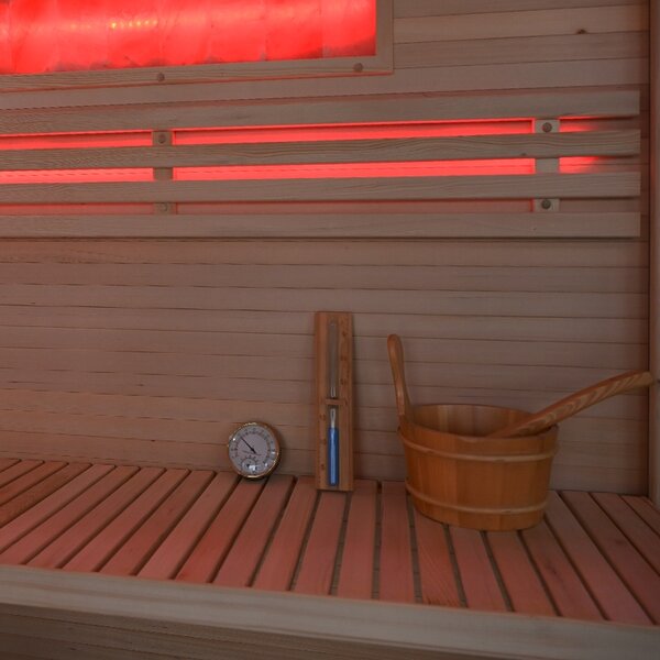 BPS-koupelny Finská sauna FORSA2 BL 150x140, 3 osoby