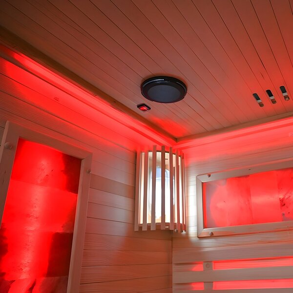BPS-koupelny Finská sauna FORSA2 BL 150x140, 3 osoby