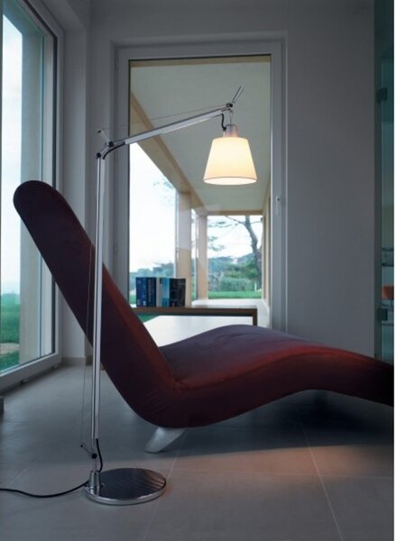 Stojací Lampa Artemide, Metalická, Obývací pokoj, Hliník