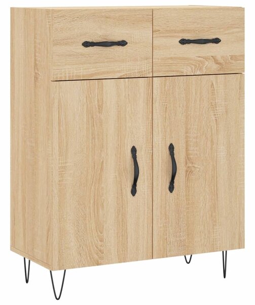 Skříň highboard dub sonoma 69,5 x 34 x 180 cm kompozitní dřevo 3198564