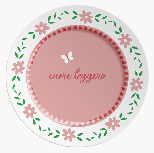 Porcelánový dezertní talíř Cuore Leggero