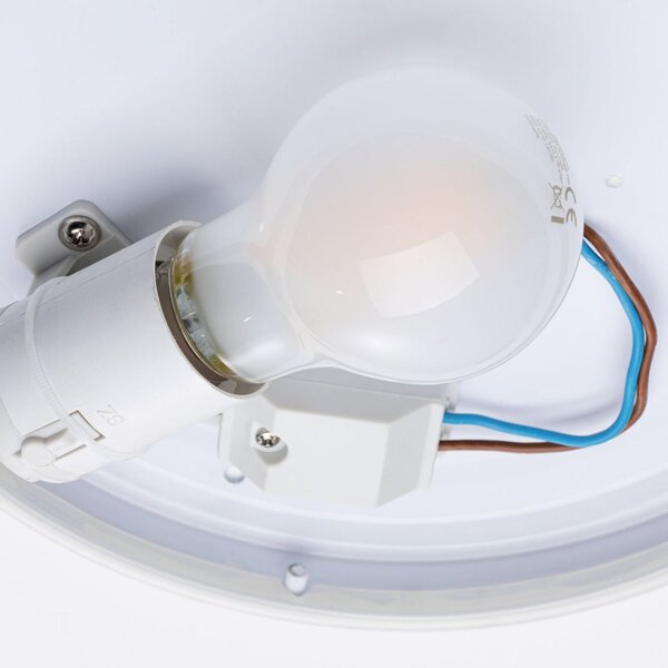 Stropní Lampa Paulmann, Axin, stmívatelné, Bílá, Koupelna, Plast