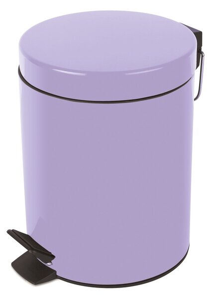 Spirella pedálový odpadkový koš SYDNEY, levandulová ocel, 3 L