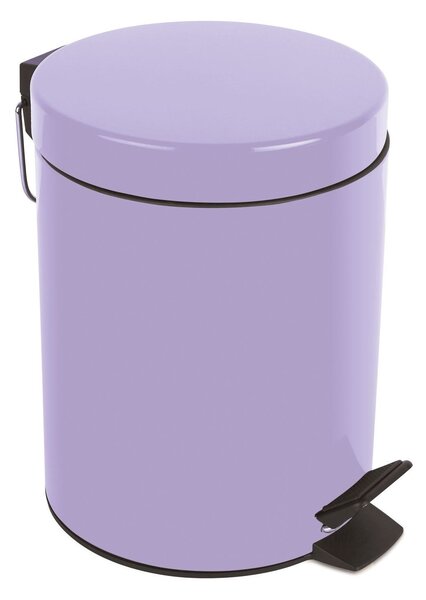 Spirella pedálový odpadkový koš SYDNEY, levandulová ocel, 3 L