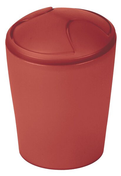 Spirella výklopný odpadkový koš MOVE, terakota, plast, 2 L