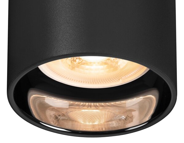 Stropní Lampa SLV, Asto Tube, stmívatelné, Černá, Obývací pokoj, Kov, Moderní