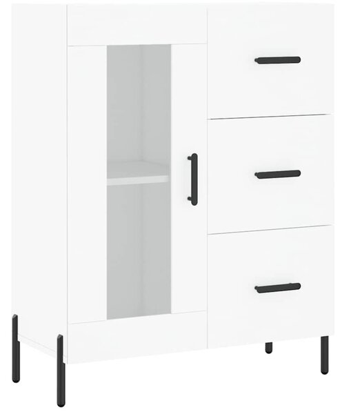 Skříň highboard bílá 69,5 x 34 x 180 cm kompozitní dřevo 3198601