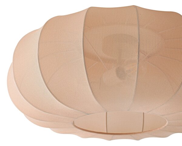 Stropní Lampa Lindby, Helin, stmívatelné, Béžová, Obývací pokoj, Tkanina / Textil, Skandinávský